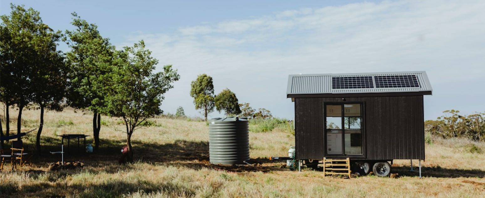 Tiny House auf naturnahmen Grundstück